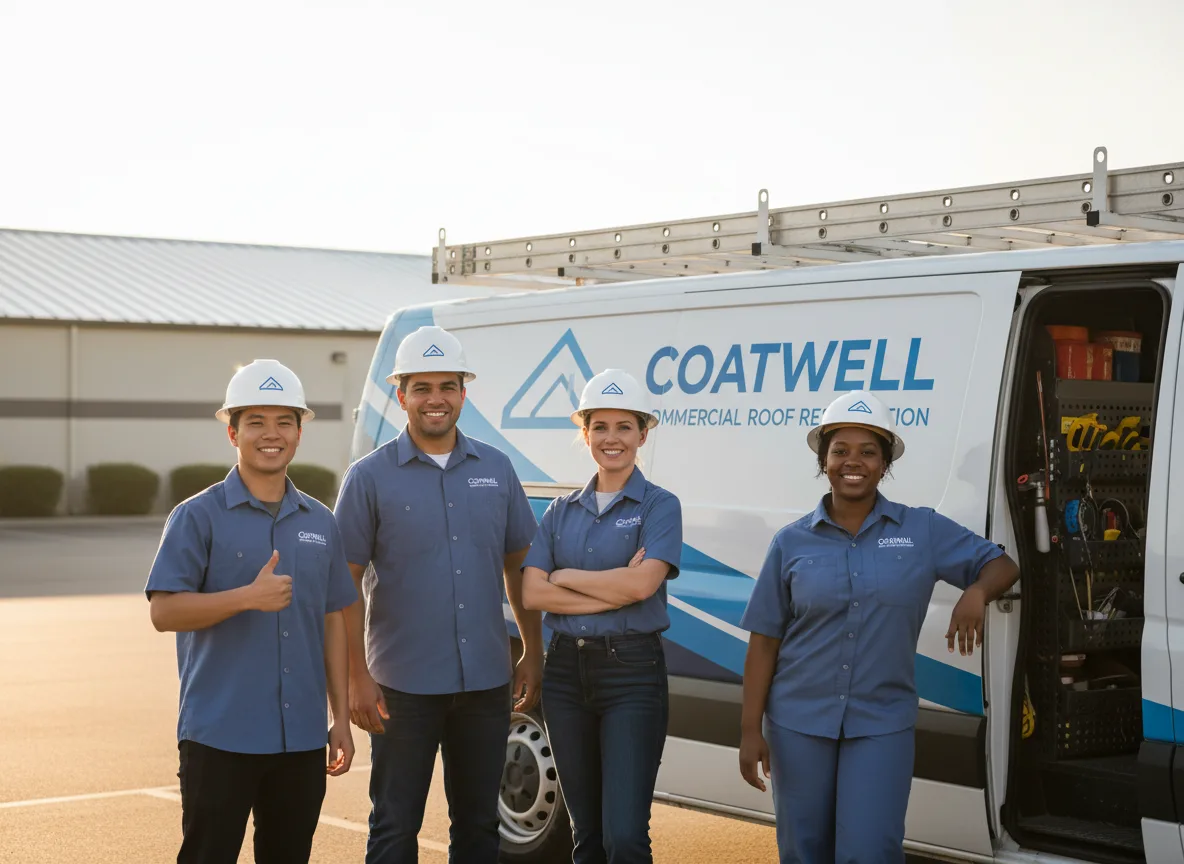Commercial roof coating company in Wendell, MA